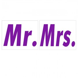 Nálepky č. 11 - Mr, Mrs
