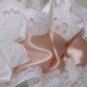 Bielo rose gold ružový podväzok