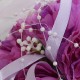 Dekoračné gule z kvetov - levandulová farba