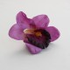 Saténový látkový kvet - levandulový